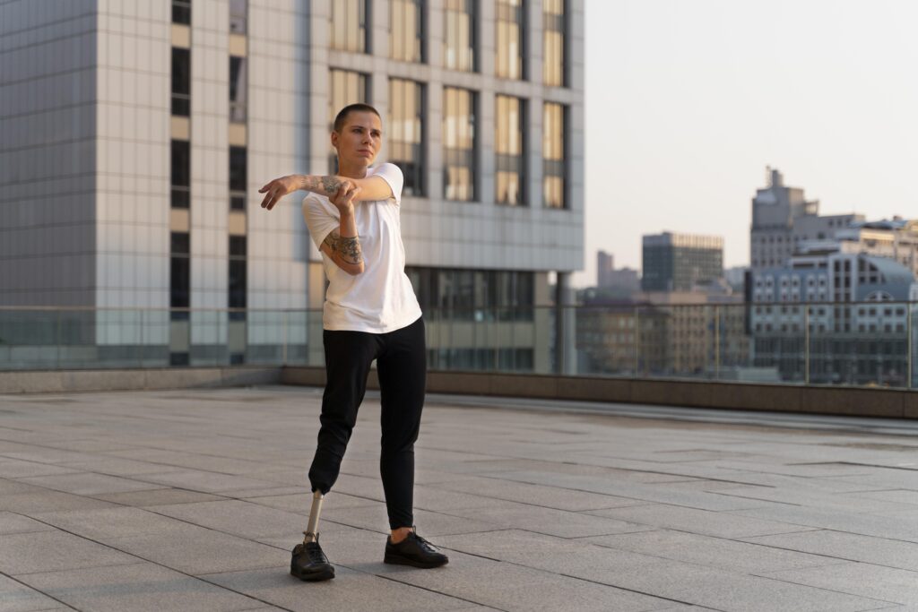 Prótesis para estar de pie por largos periodos