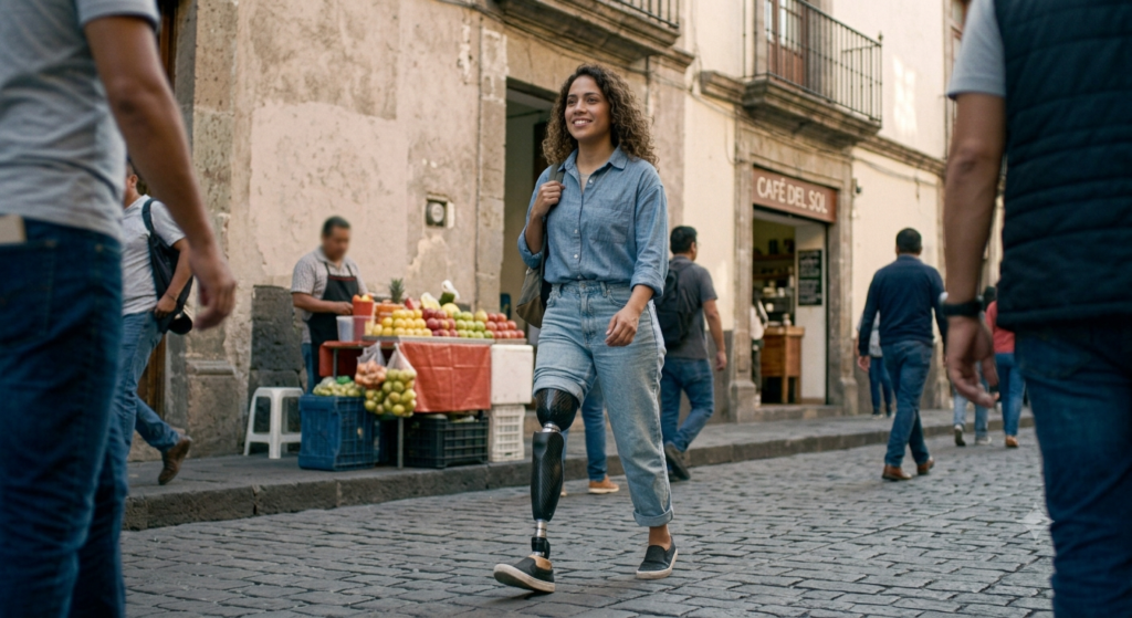 Prótesis de pierna por primera vez