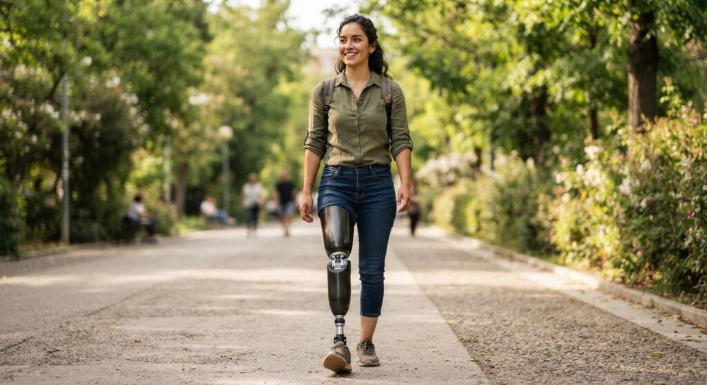 Adaptador de Rotación para Prótesis de Pierna